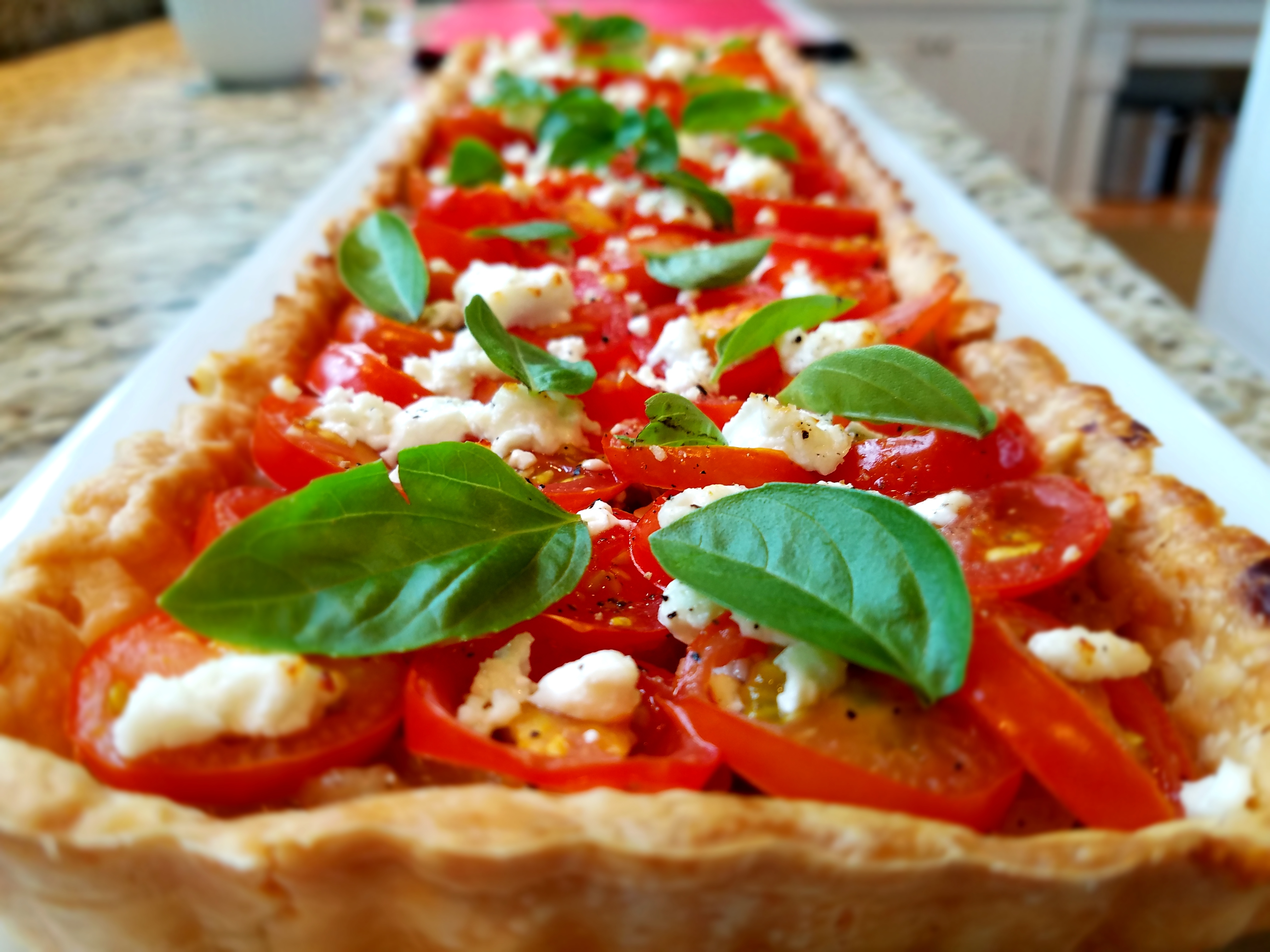 Tomato Tart with Caramelized Onions Simply Beale